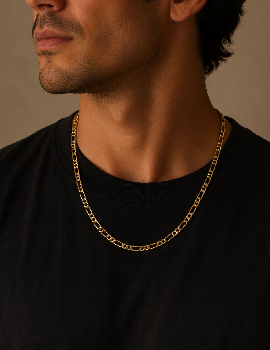 Cadena Clásico Moon de oro laminado 14 k