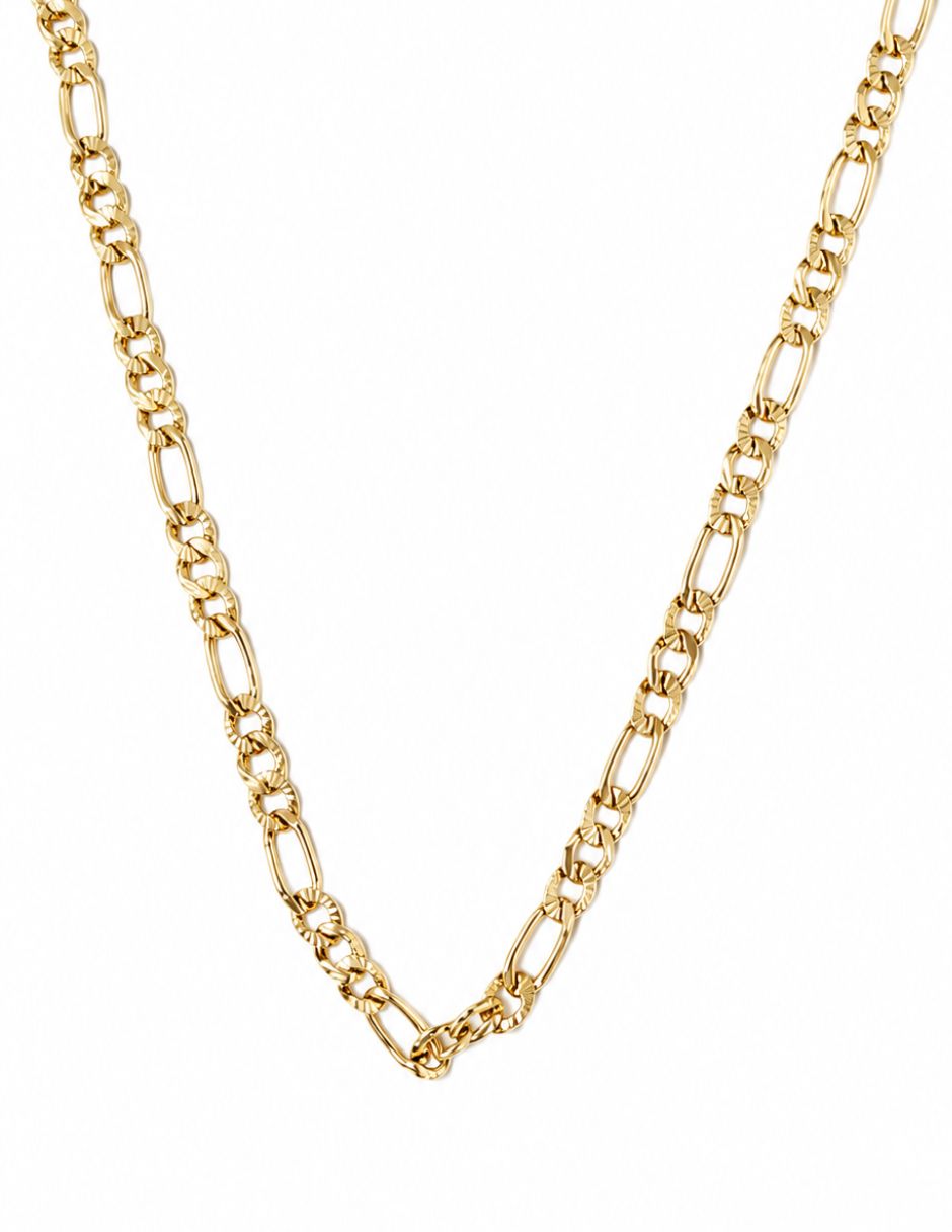 Cadena Clásico de oro laminado 14 k 8
