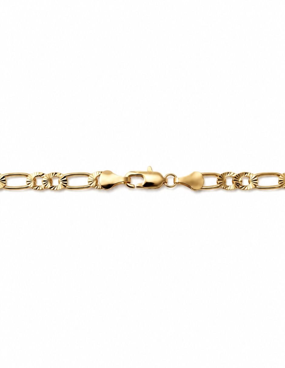 Cadena Clásico de oro laminado 14 k 6