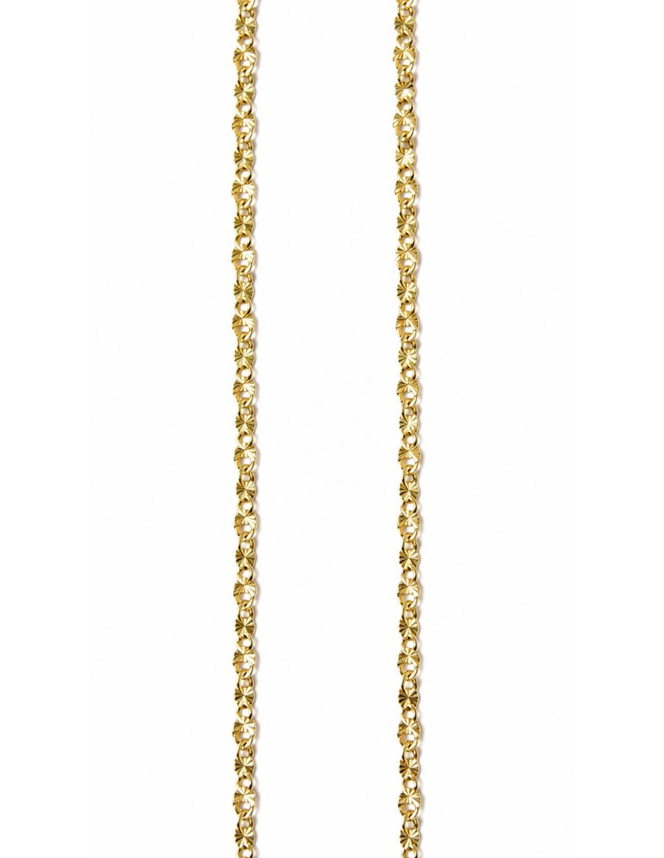 Cadena Clásico Moon de oro laminado 14 k