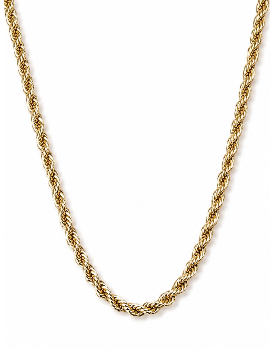 Cadena Clásico de oro laminado 14 k 4