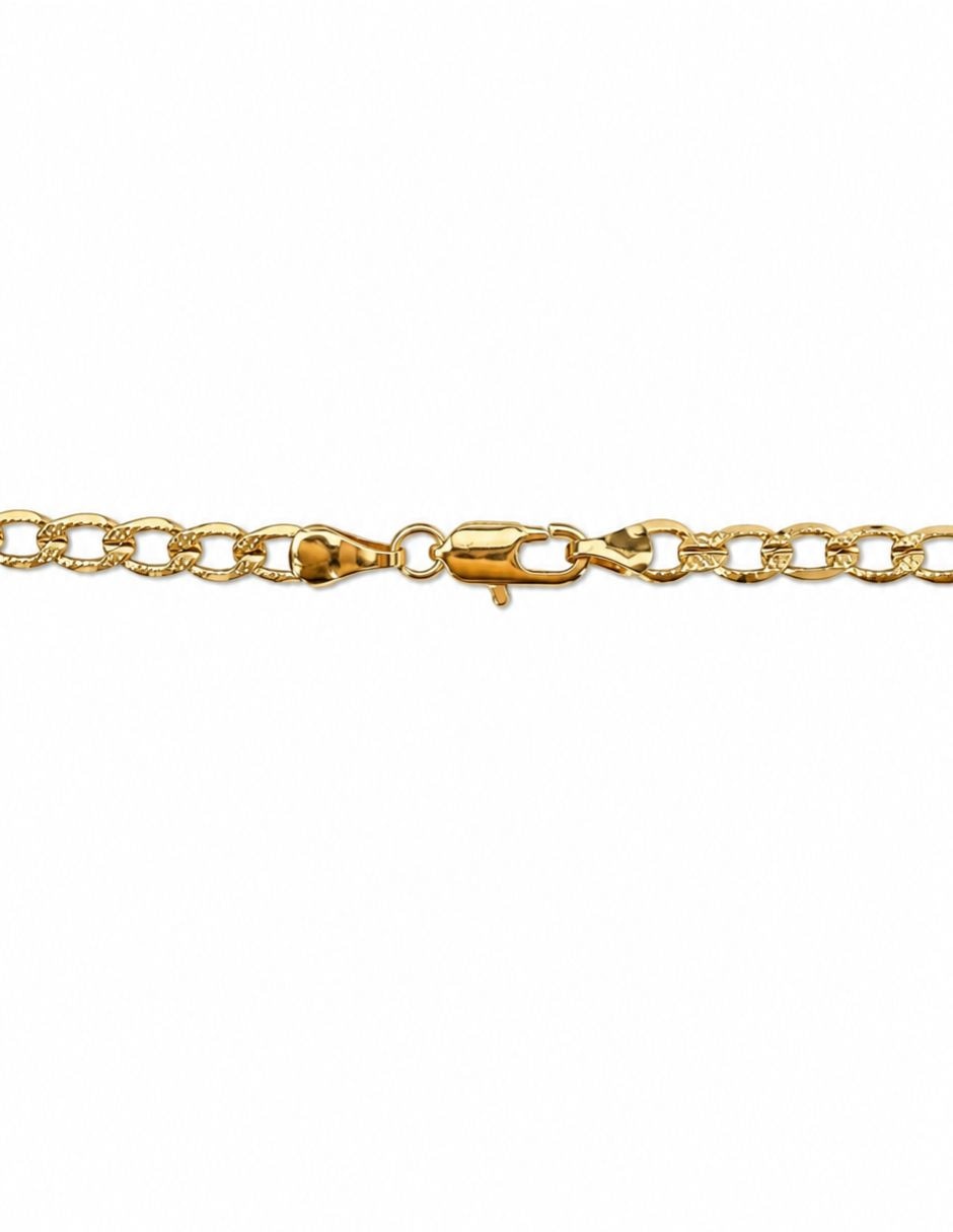 Cadena Clásico Moon de oro laminado 14 k