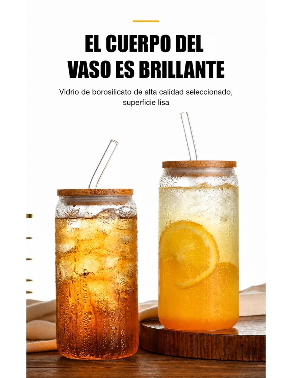 Vaso con tapa con 4 piezas 11