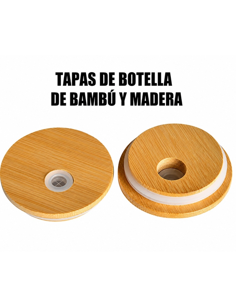 Vaso con tapa con 4 piezas 6
