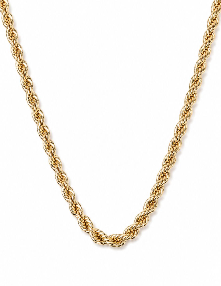 Cadena Clásico de oro laminado 14 k 3