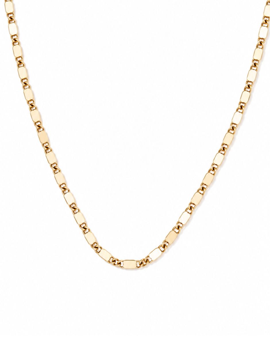 Cadena Clásico de oro laminado 14 k 3