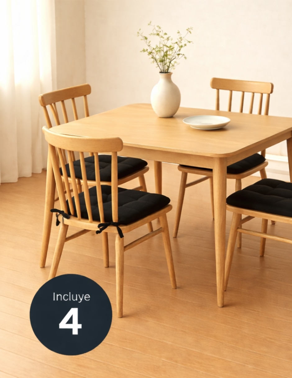 Set cojín para silla 3