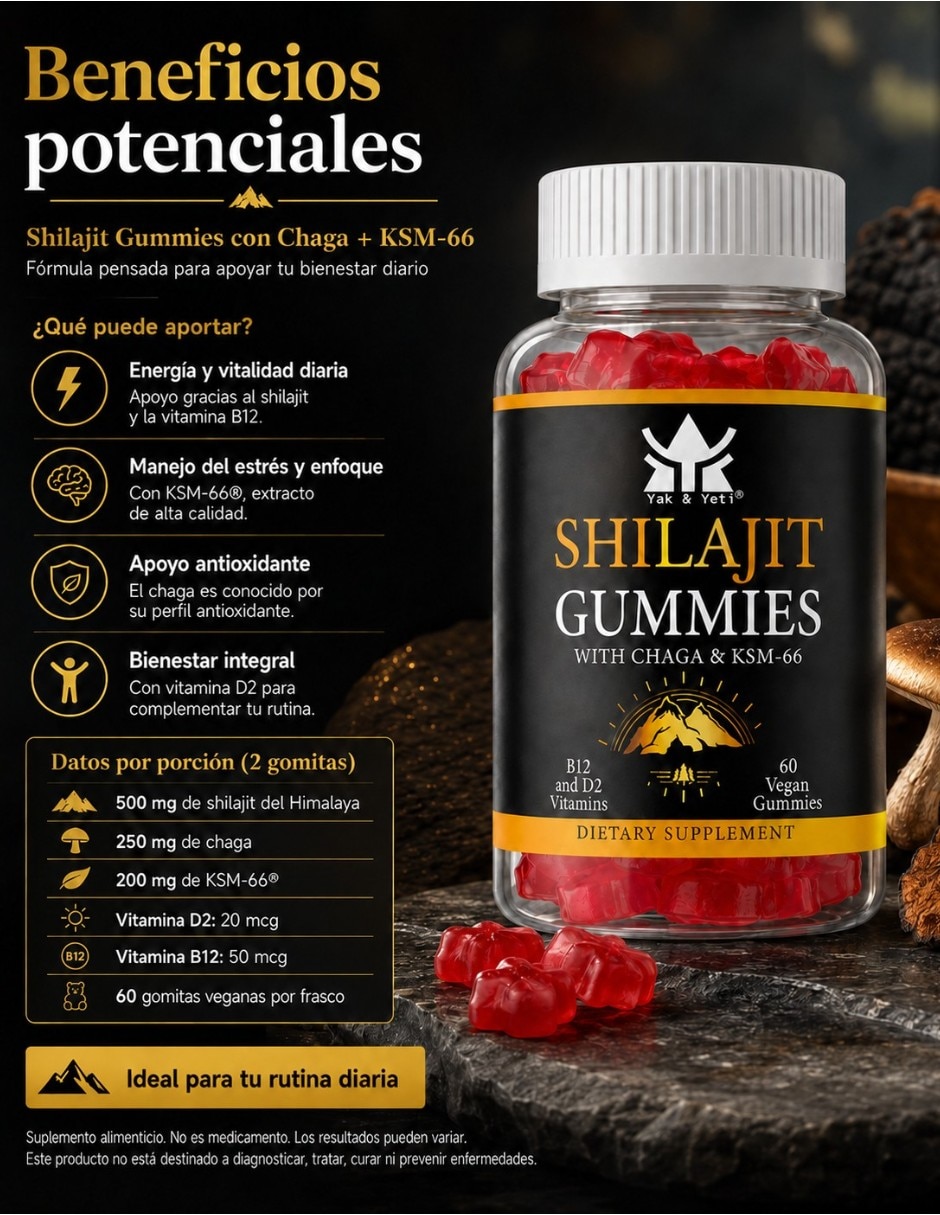 Shilajit gummies con shilajit del himalaya 2