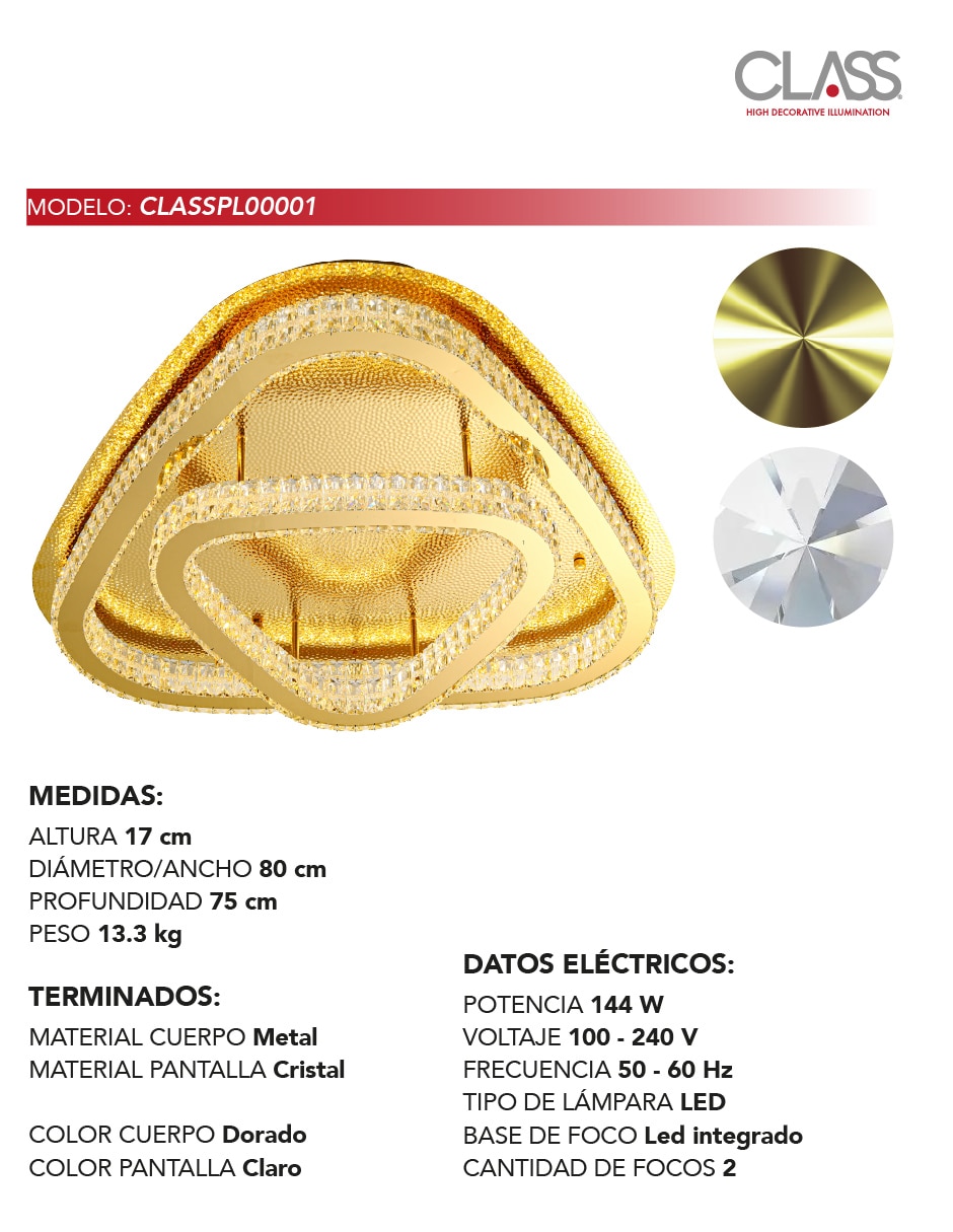 Plafón Class Led