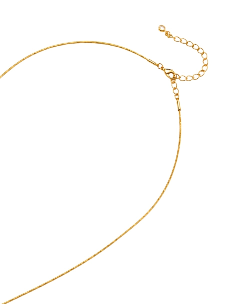 Collar con dije de letra X 2