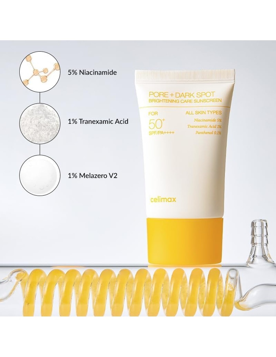 Protector solar Fps 50+ Pore + Dark Spot Brightening Care Sunscreen Spf 50+ 50ml 4