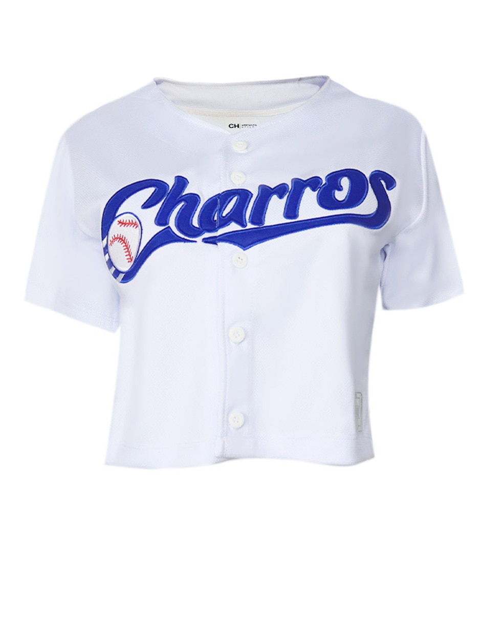 Jersey de charros de jalisco de manga corta para mujer