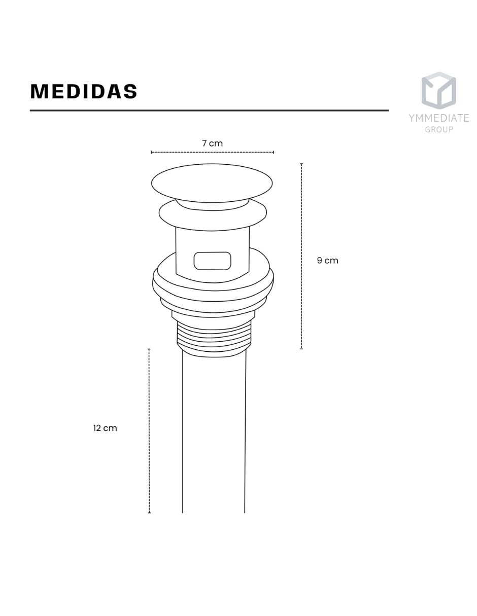 Tapa para coladera de baño de acero inoxidable 7