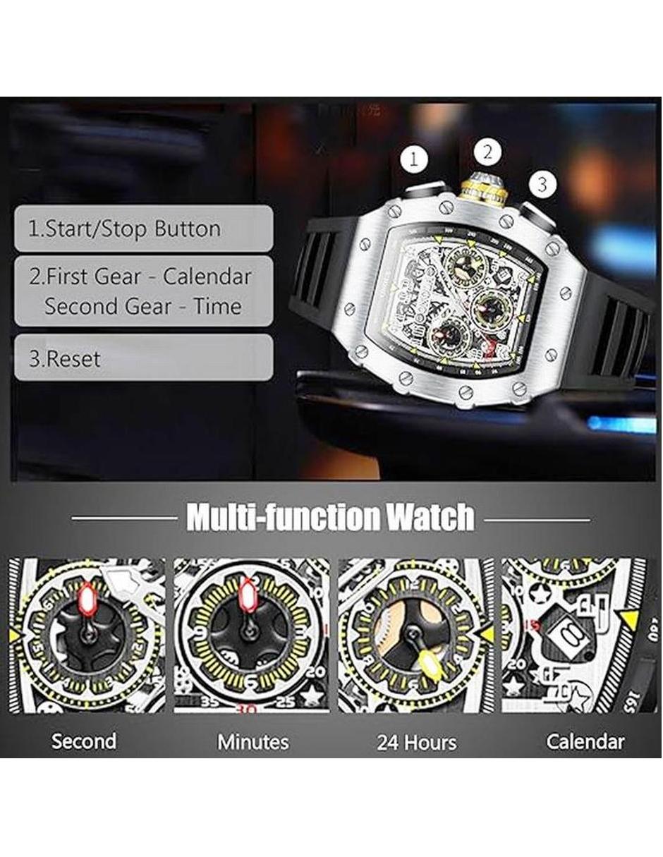 Reloj pulsera para hombre mxxak-001 3