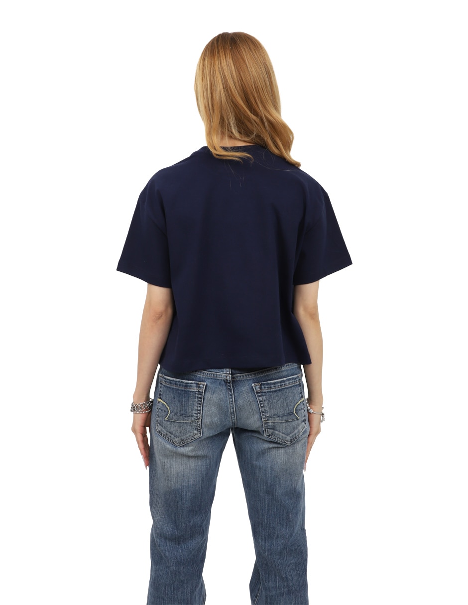Playera manga corta k-swiss cali cuello redondo para mujer