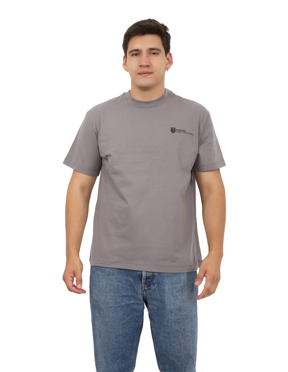 Playera k-swiss rolan cuello redondo para hombre