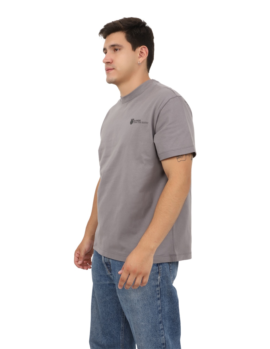 Playera k-swiss rolan cuello redondo para hombre