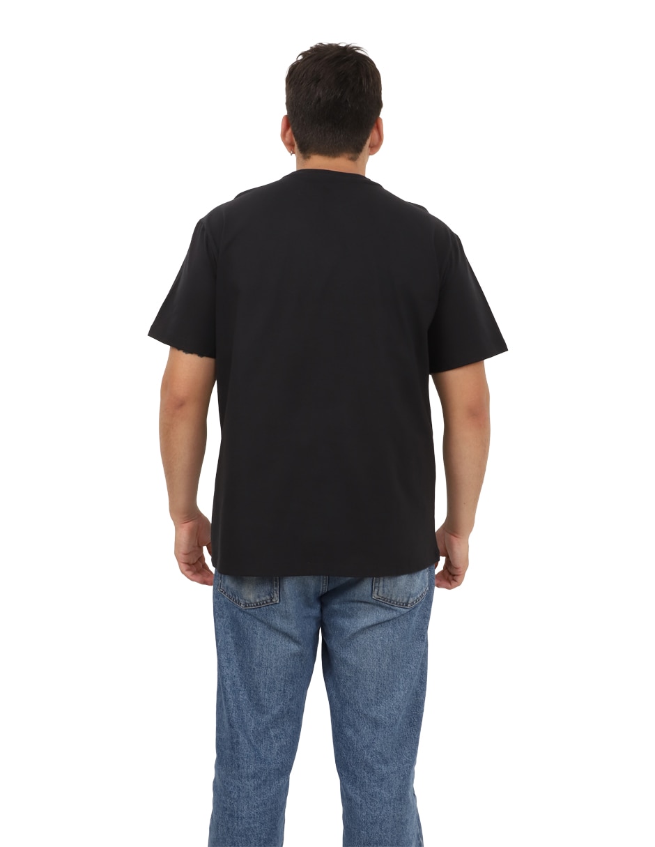 Playera rolan cuello redondo para hombre 4