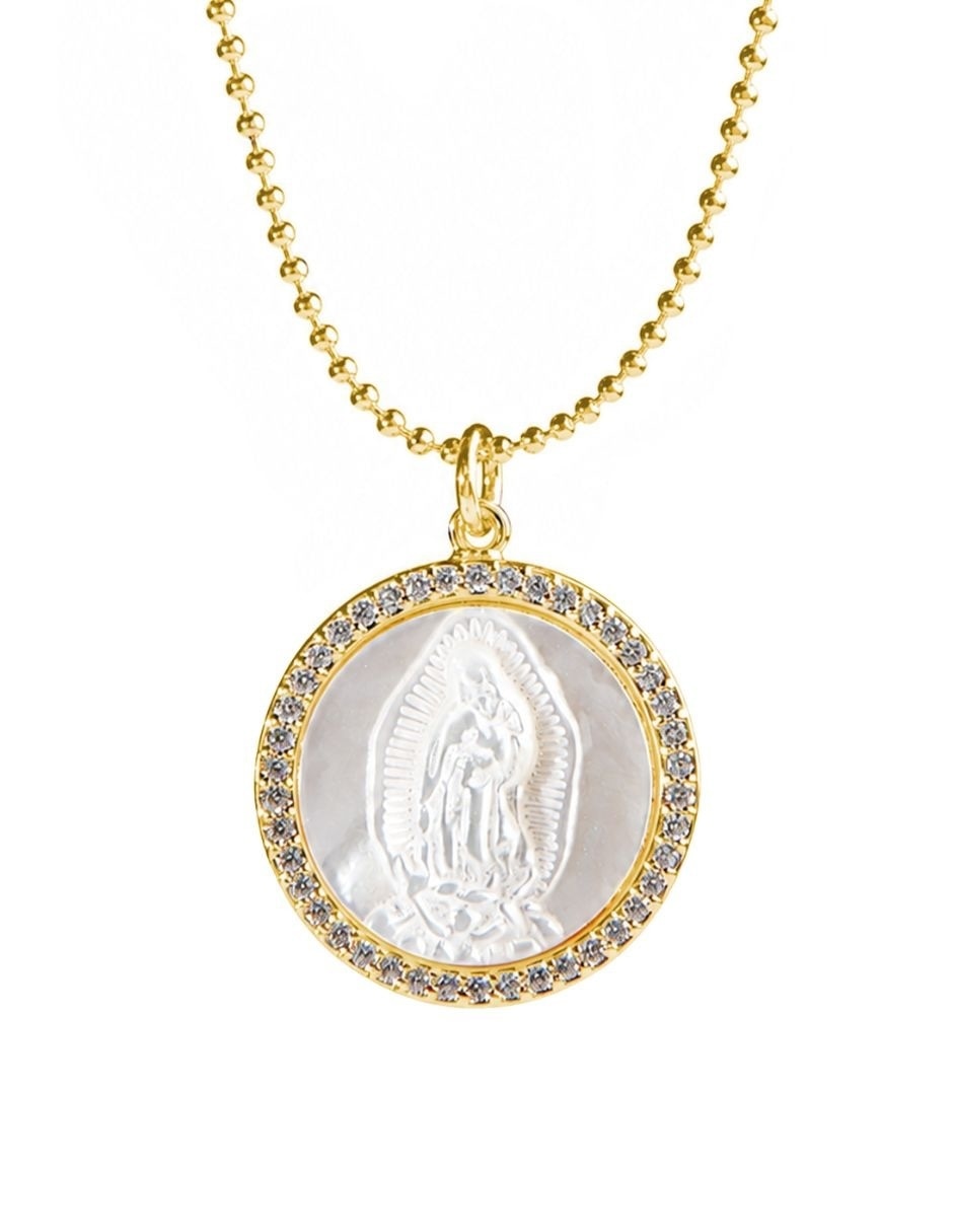 Collar con dije de Virgen Guadalupe