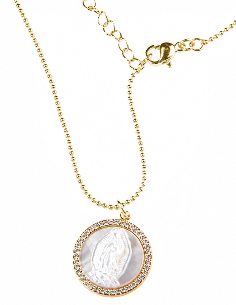 Collar con dije de Virgen Guadalupe 5