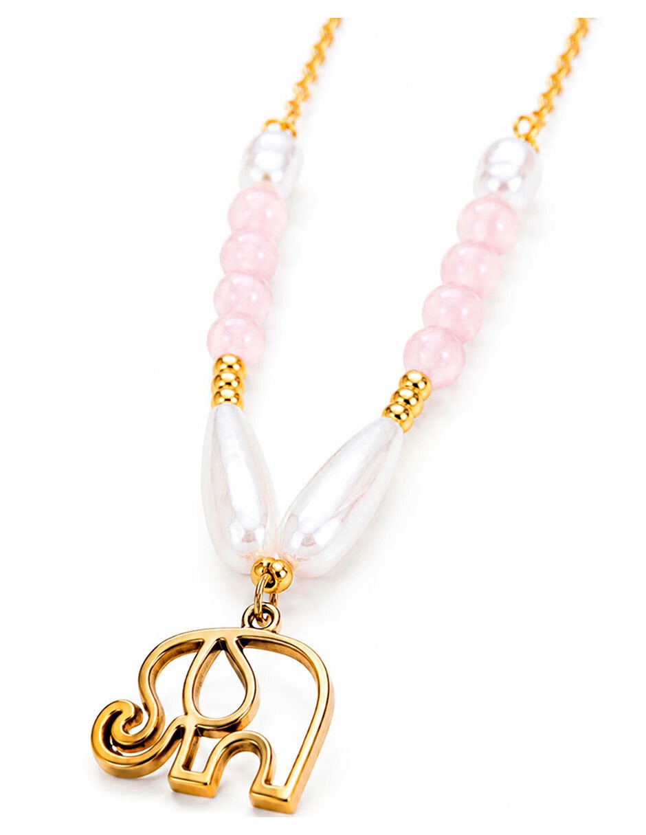 Collar con dije Elefante Moon & Self 18 K