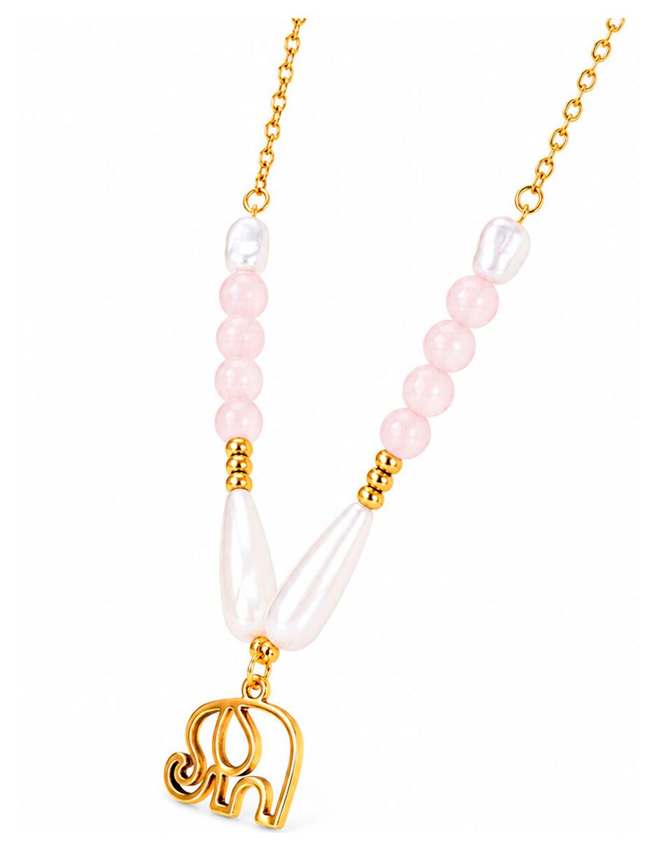Collar con dije Elefante Moon & Self 18 K