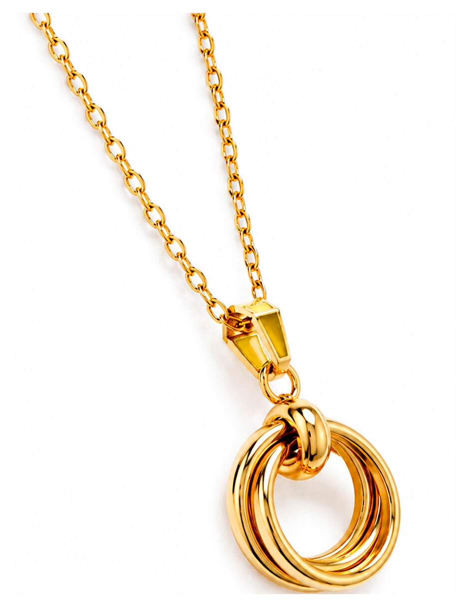 Set de collar y aretes Moon & Self 18 K