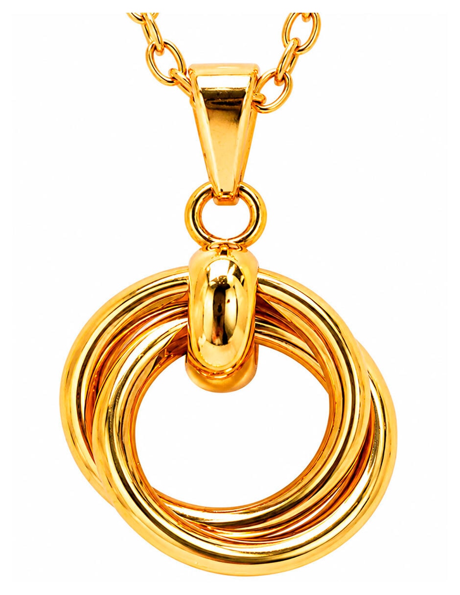 Set de collar y aretes Moon & Self 18 K