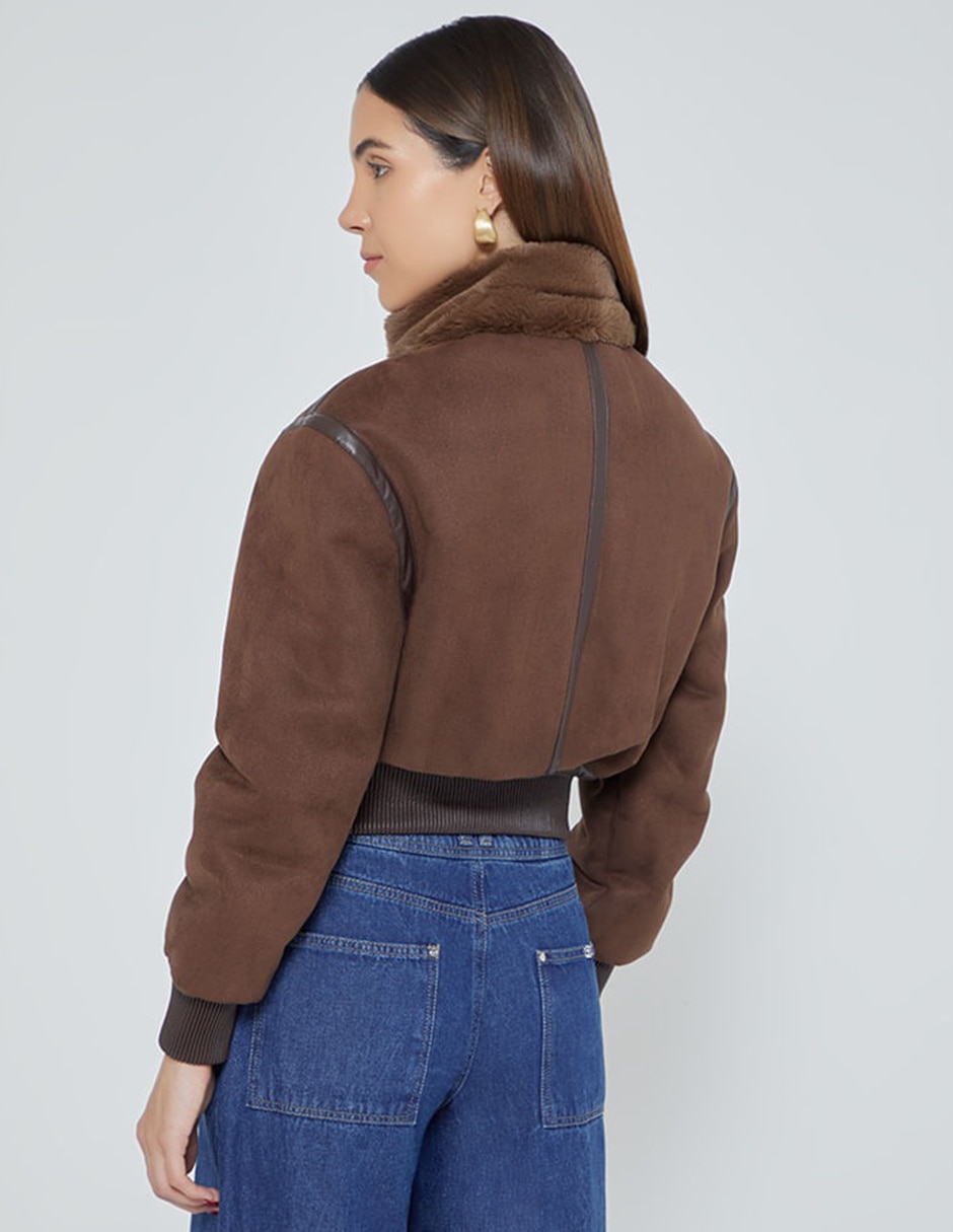Chamarra bomber studio f para mujer