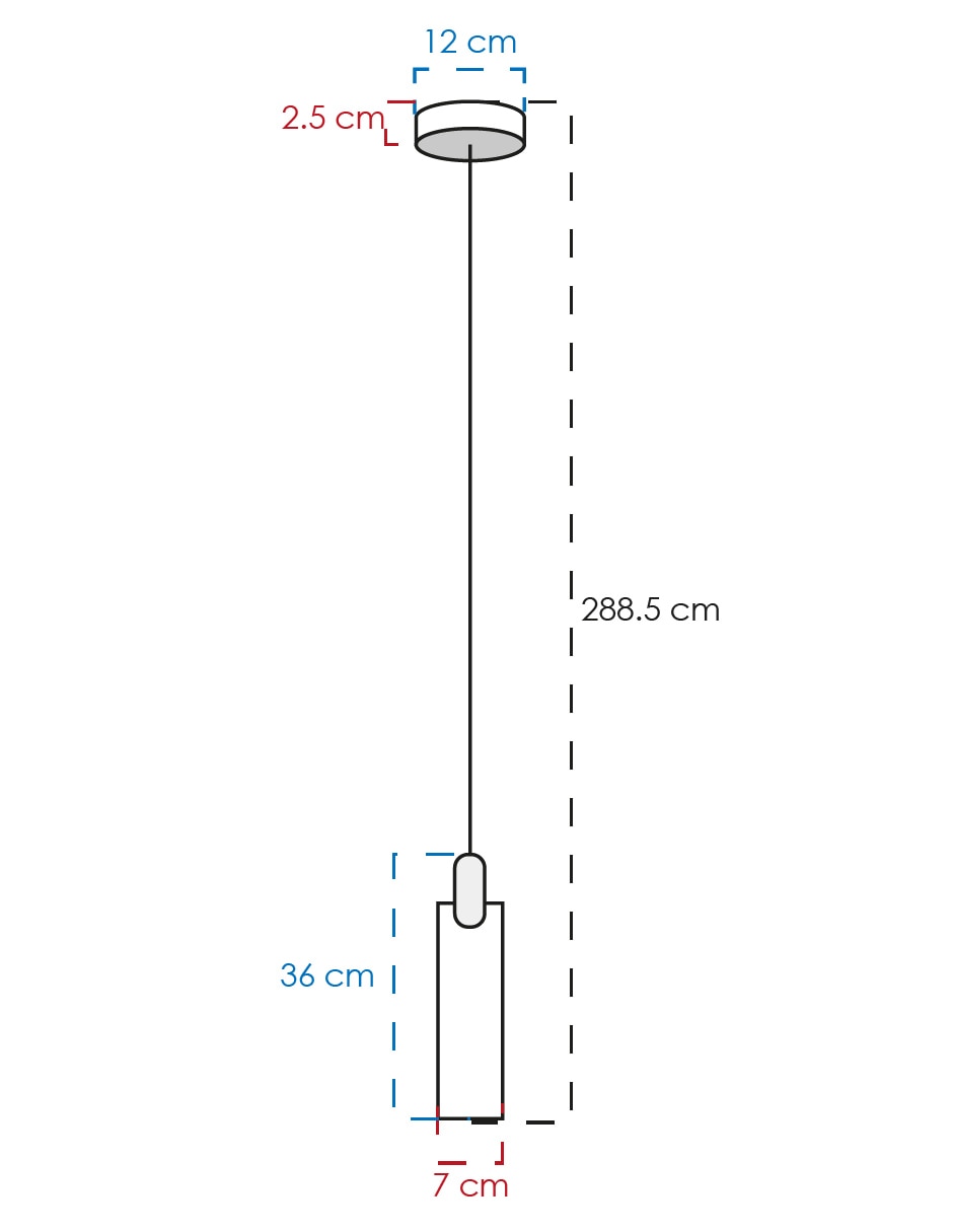 Lampara colgante LED 5