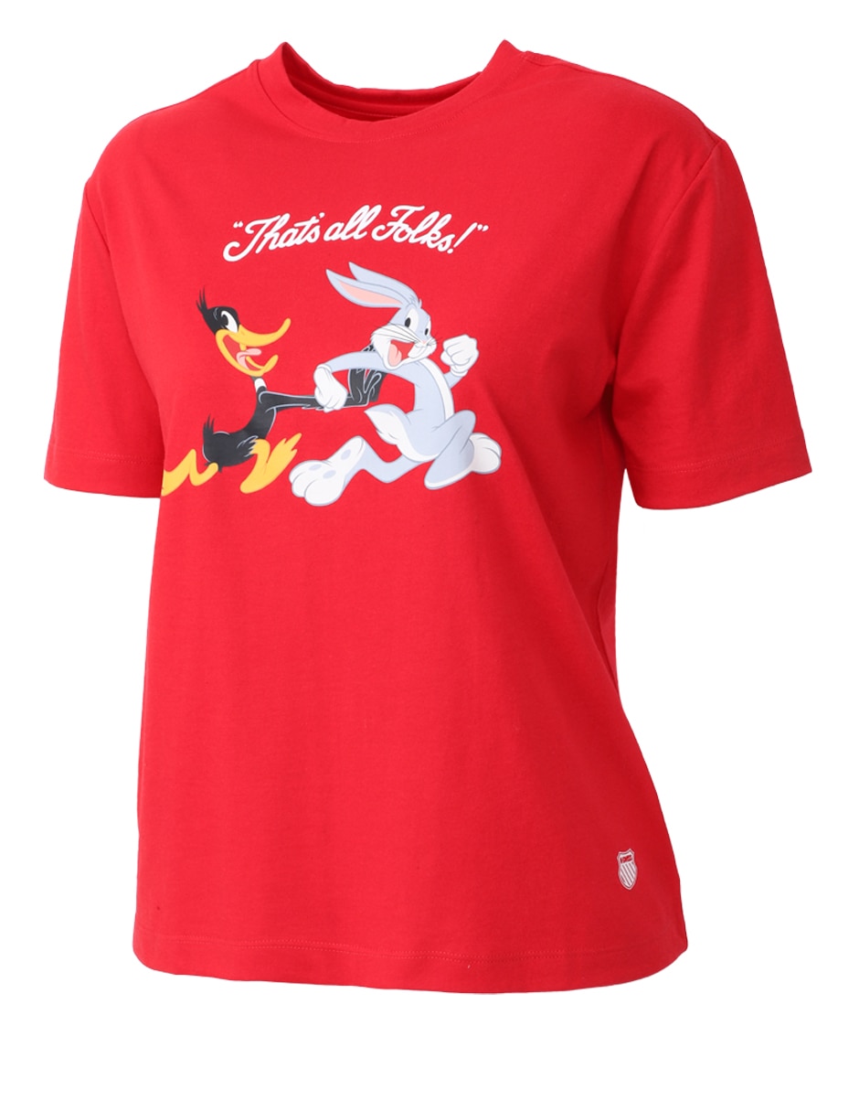 Playera Pato Lucas y Bugs Bunny Lubu manga corta para niña 4