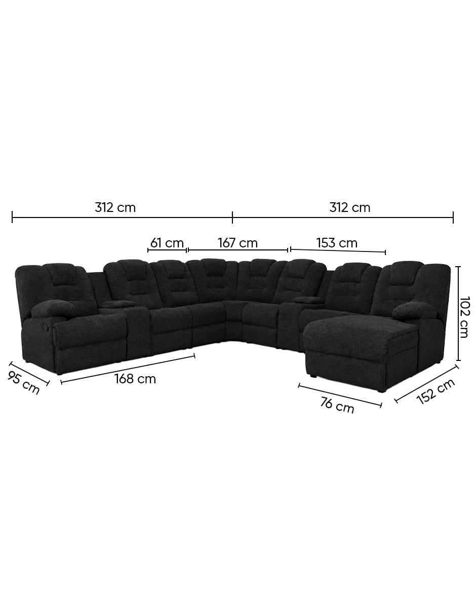 Sala modular Nox de lino 8
