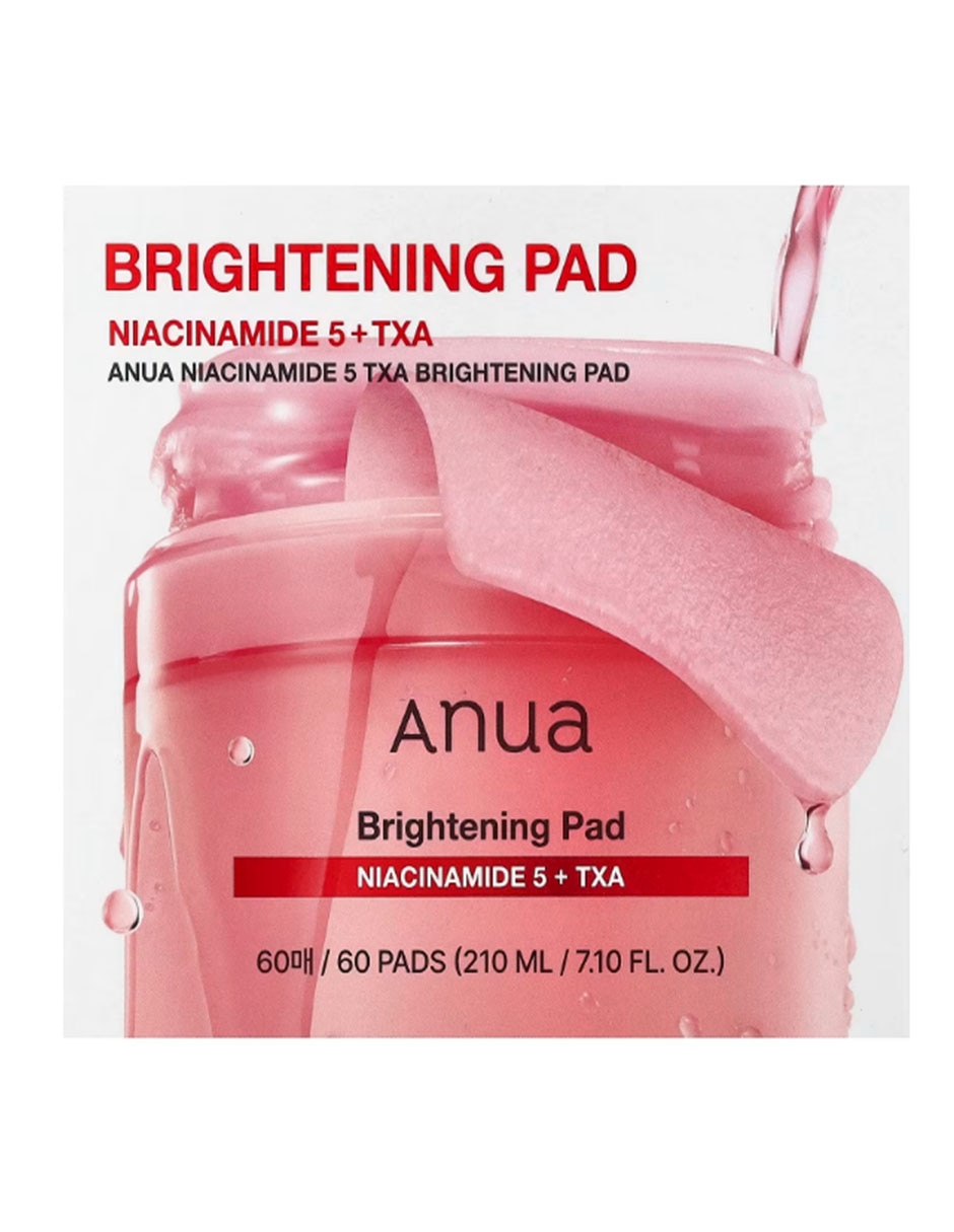 Tónico facial almohadilla iluminadora con niacinamida 5 TXA60 almohadillas 2