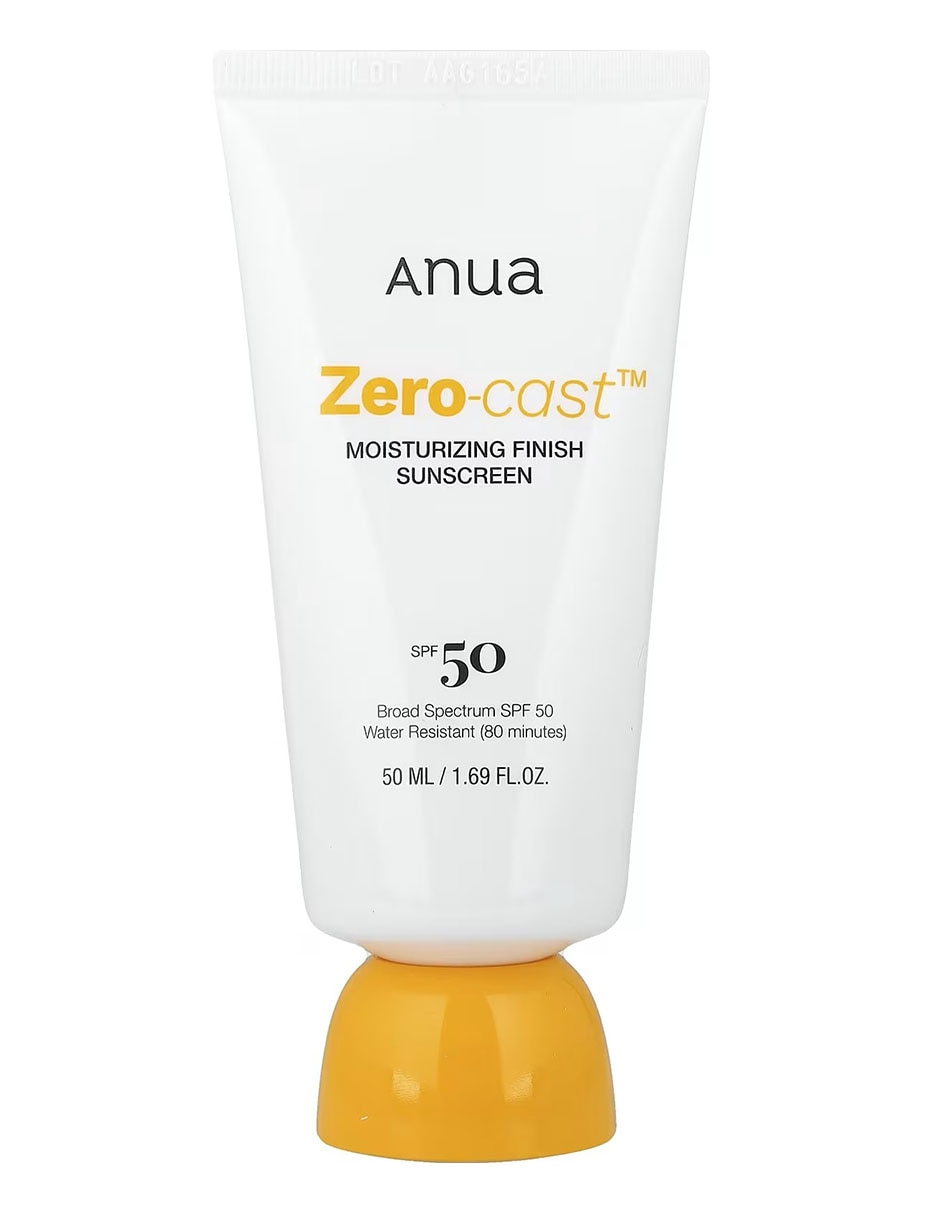 Protector solar FPS 50 Zero-Cast hidratante con acabado brillante 50 ml Anua