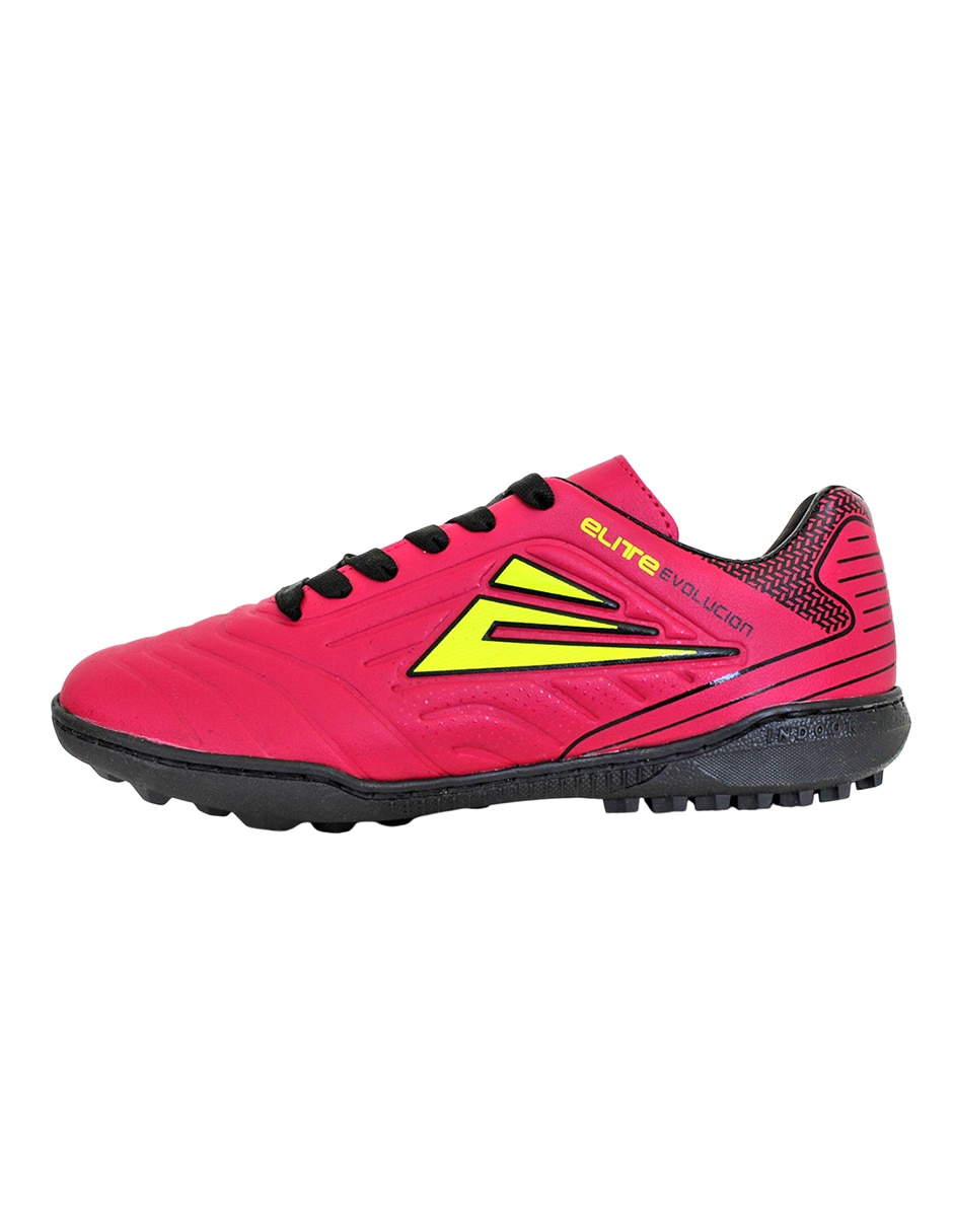 Tenis de piel Kuali Shoes de niña para fútbol