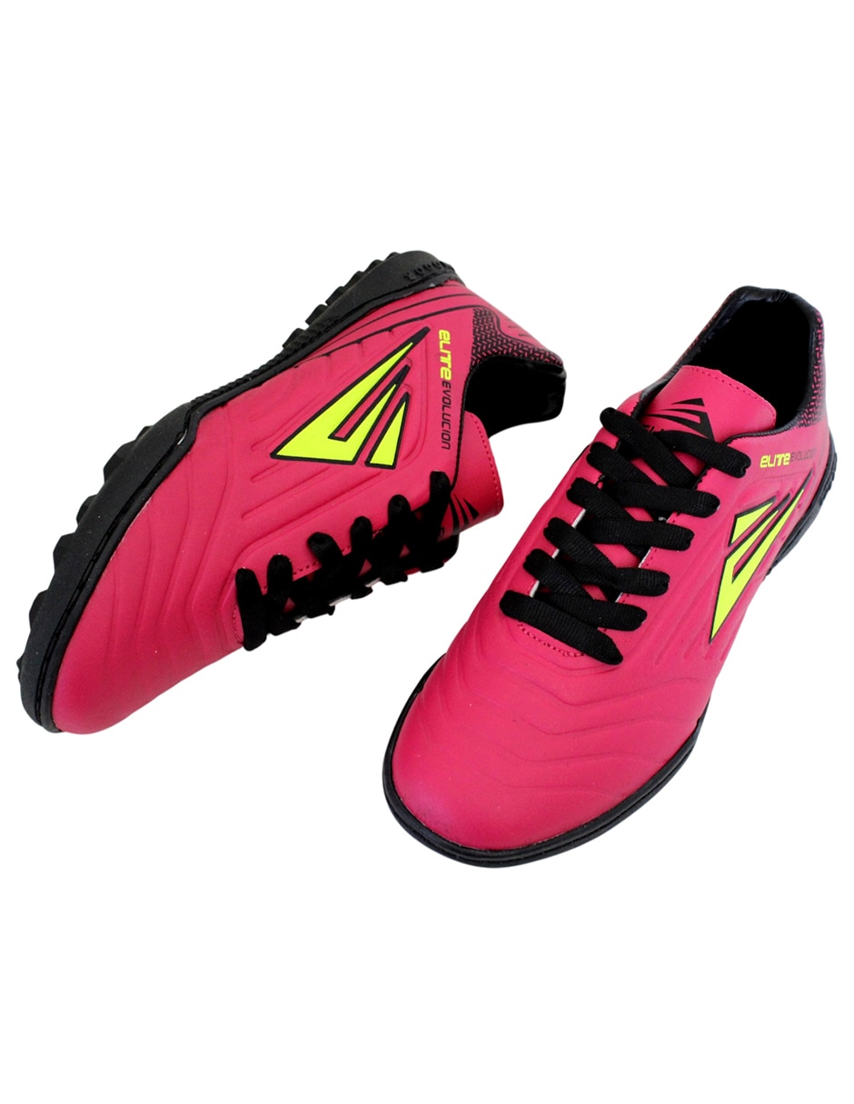 Tenis de piel Kuali Shoes de niña para fútbol