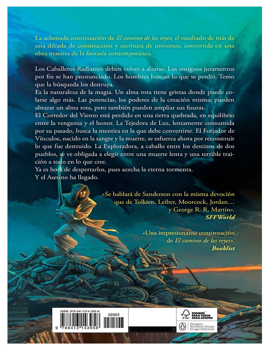 Libro/estuche con libros el archivo de las tormentas 2 palabras radiantes de brandon sanderson 2