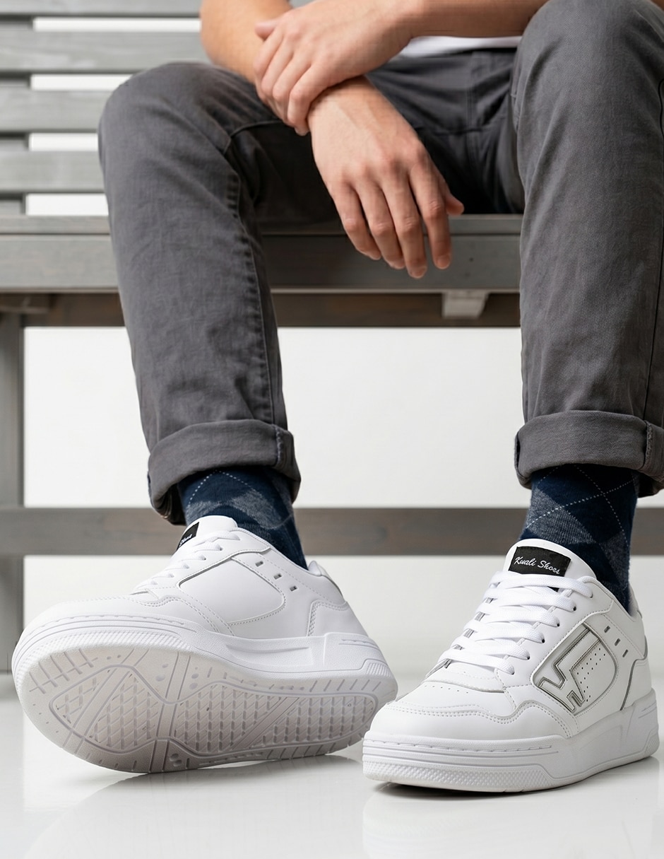 Tenis de piel Kuali Shoes para hombre