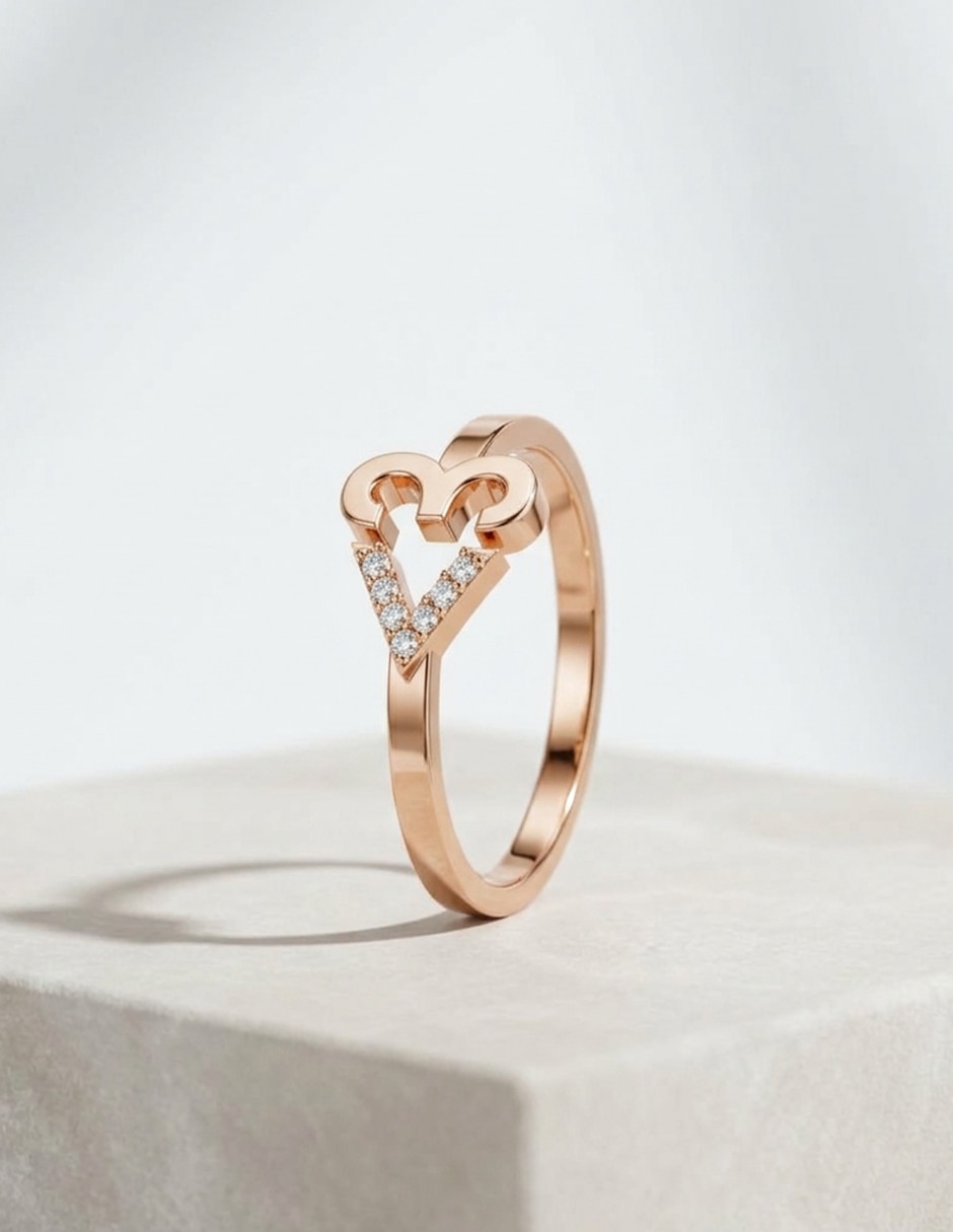 Anillo de compromiso de oro 18 K zirconia cúbica 7