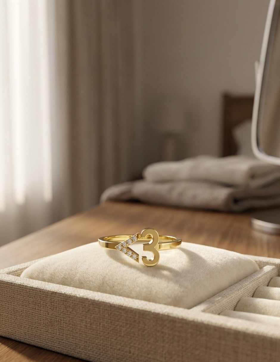 Anillo de compromiso de oro 18 K Amore mio zirconia cúbica