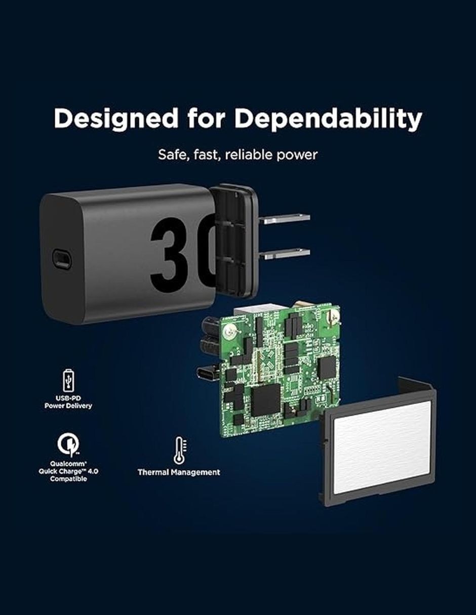 Cargador de USB tipo C 30 W 4