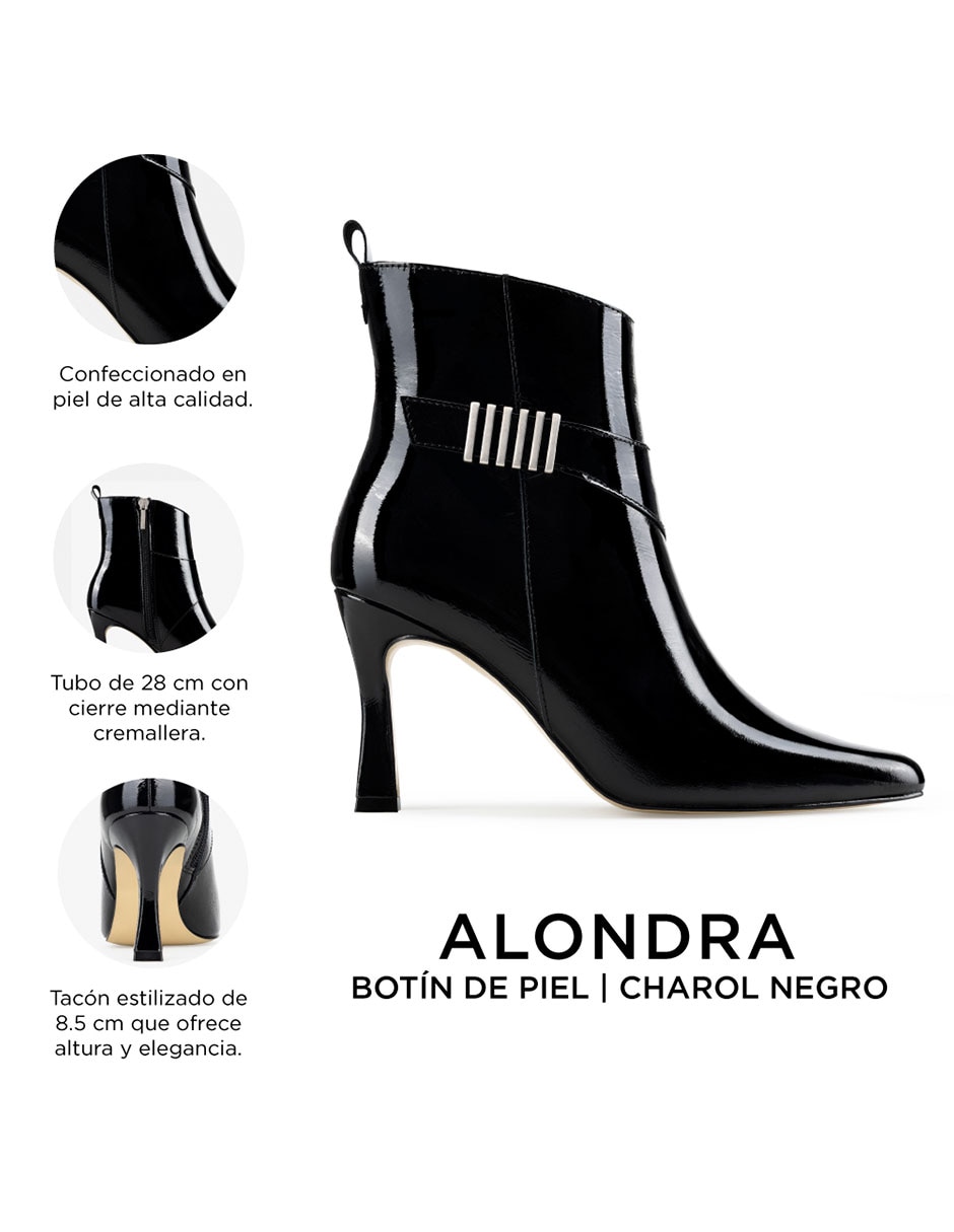 Botín arriba del tobillo botines davenia piel para mujer 8