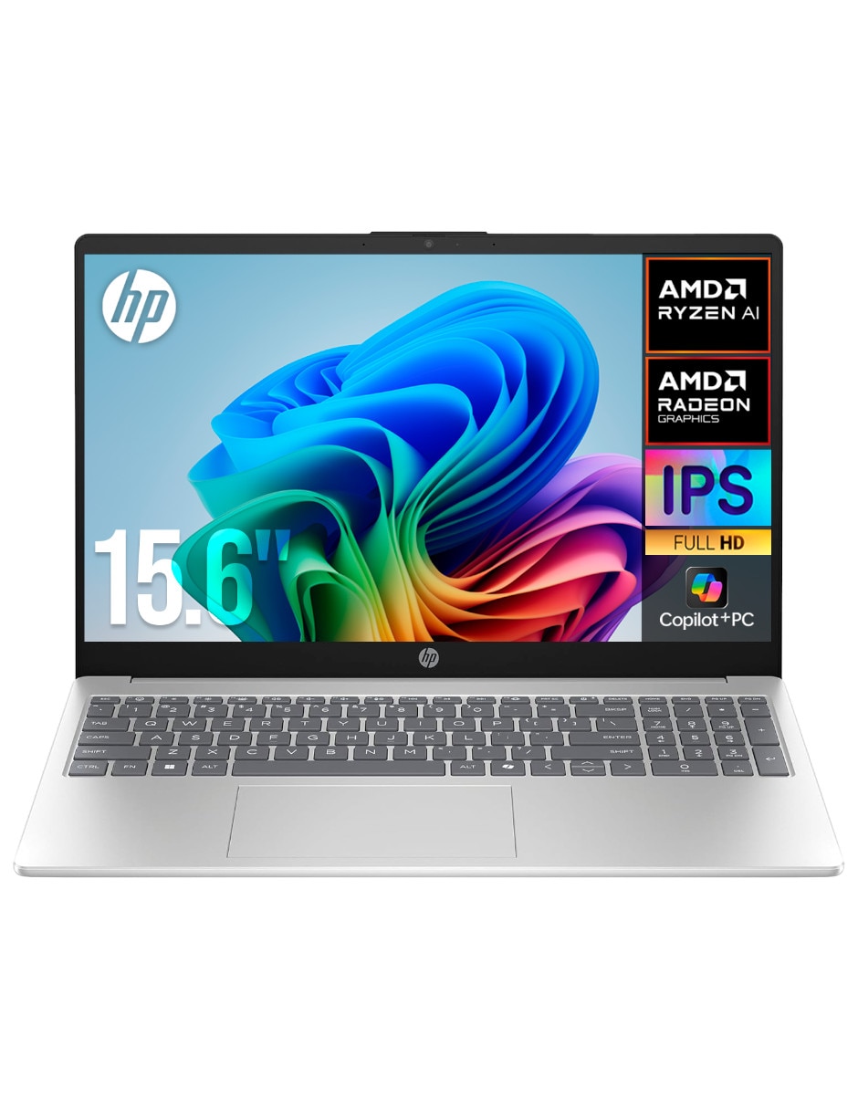 Laptop pantalla tàctil Hp Bn1l0ua#aba 15.6 pulgadas Full Hd Amd Ryzen AI 5 340 Integradas 16 Gb RAM 512 Gb Ssd