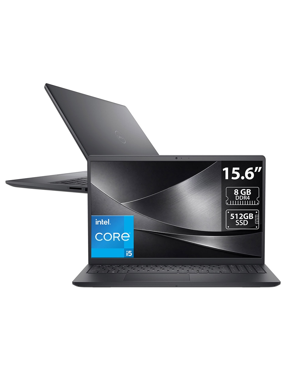 Laptop touch DELL LDC15250-5434BLK-PUS 15.6 pulgadas Full HD Intel Core i5 Integradas 8 GB RAM 512 GB SSD