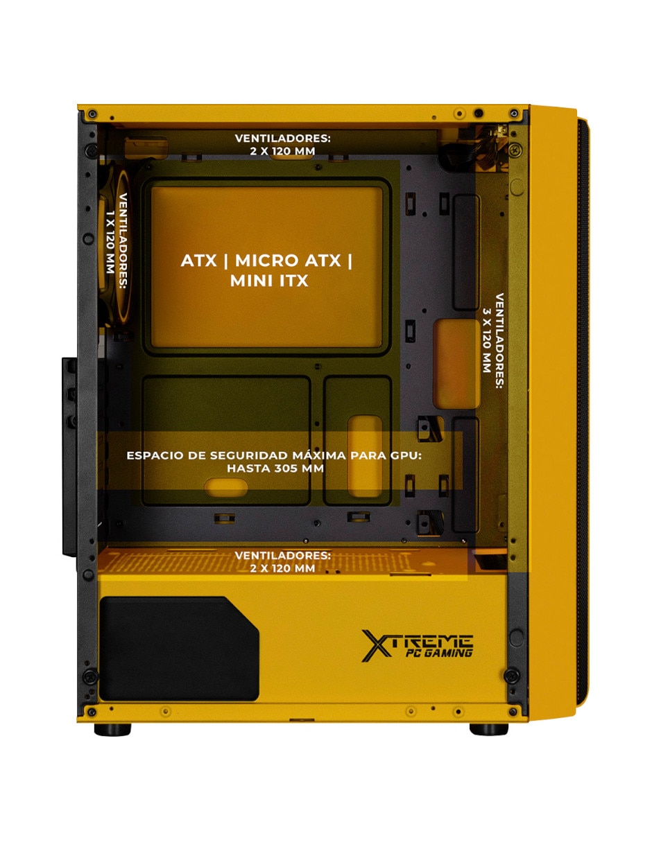 Gabinete Xtreme Pc Gaming Cxtnakrye