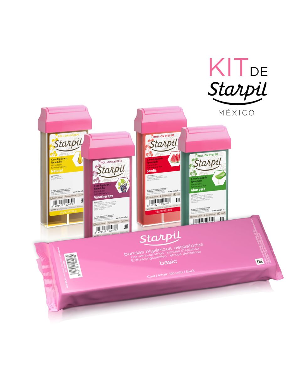 kit de cera para depilar Starpil 2