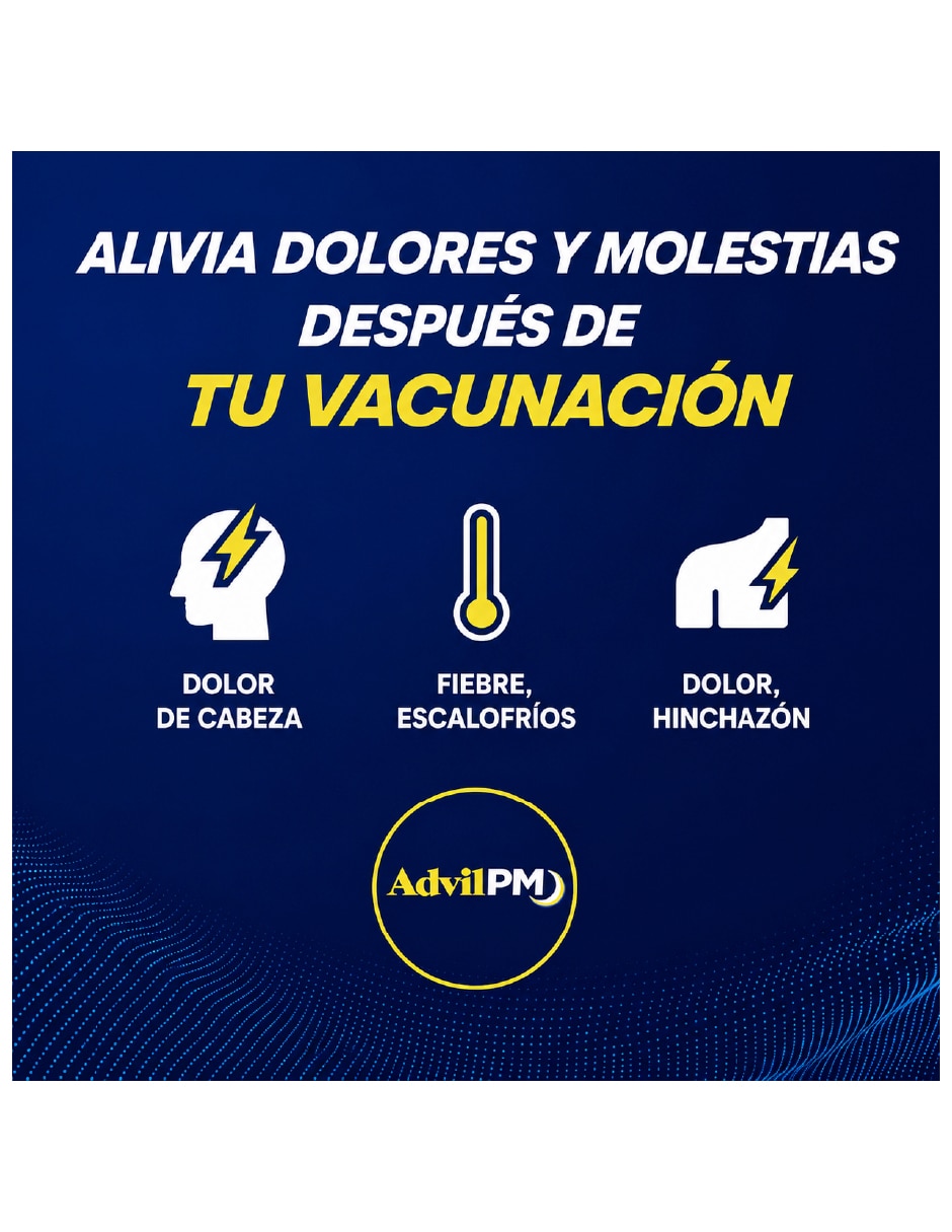 Tabletas para Desinflamar y aliviar dolor intenso Advil PM 4