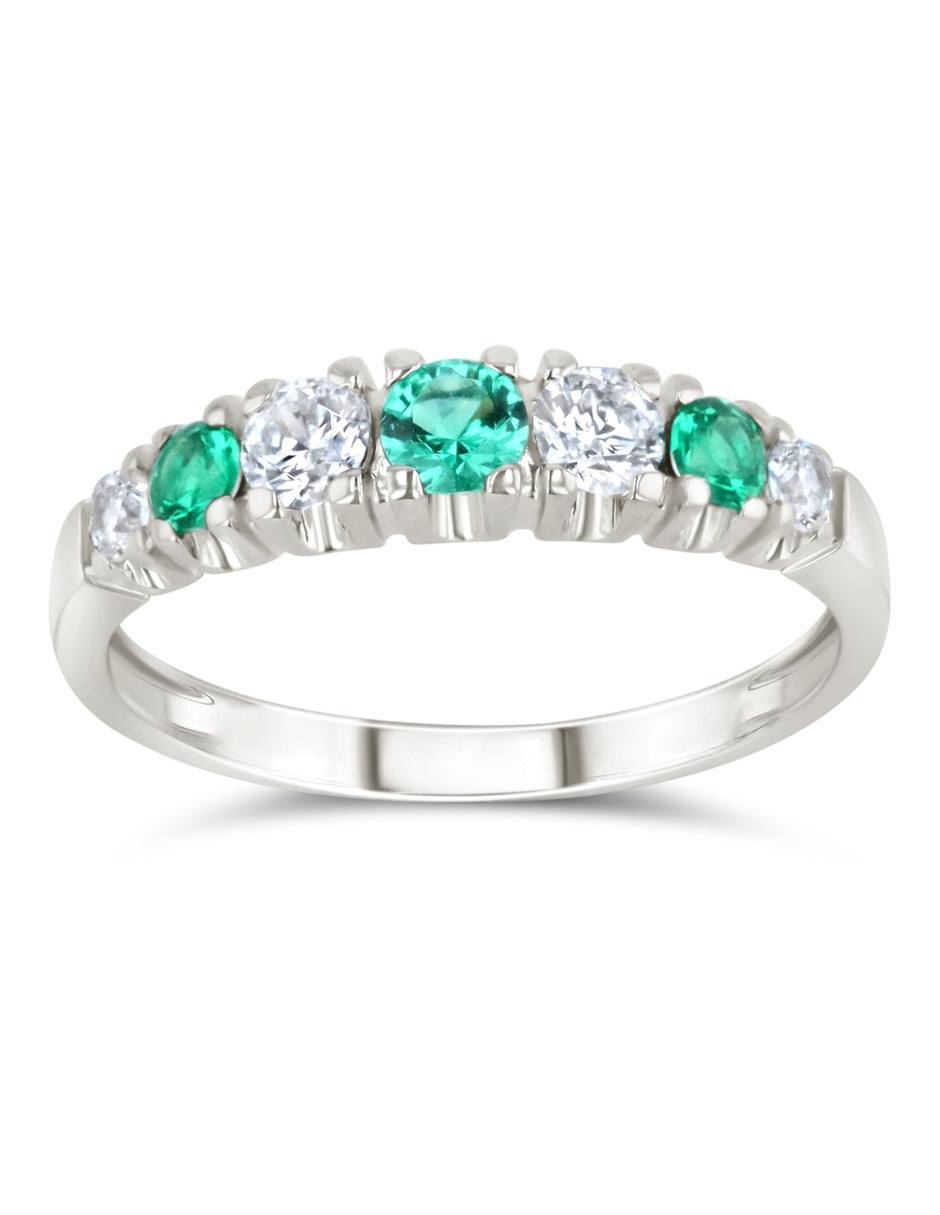 Churumbela de oro blanco 14 K Joyerías Bizarro zirconia Churumbela de oro blanco 14 K Joyerías Bizarro zirconia