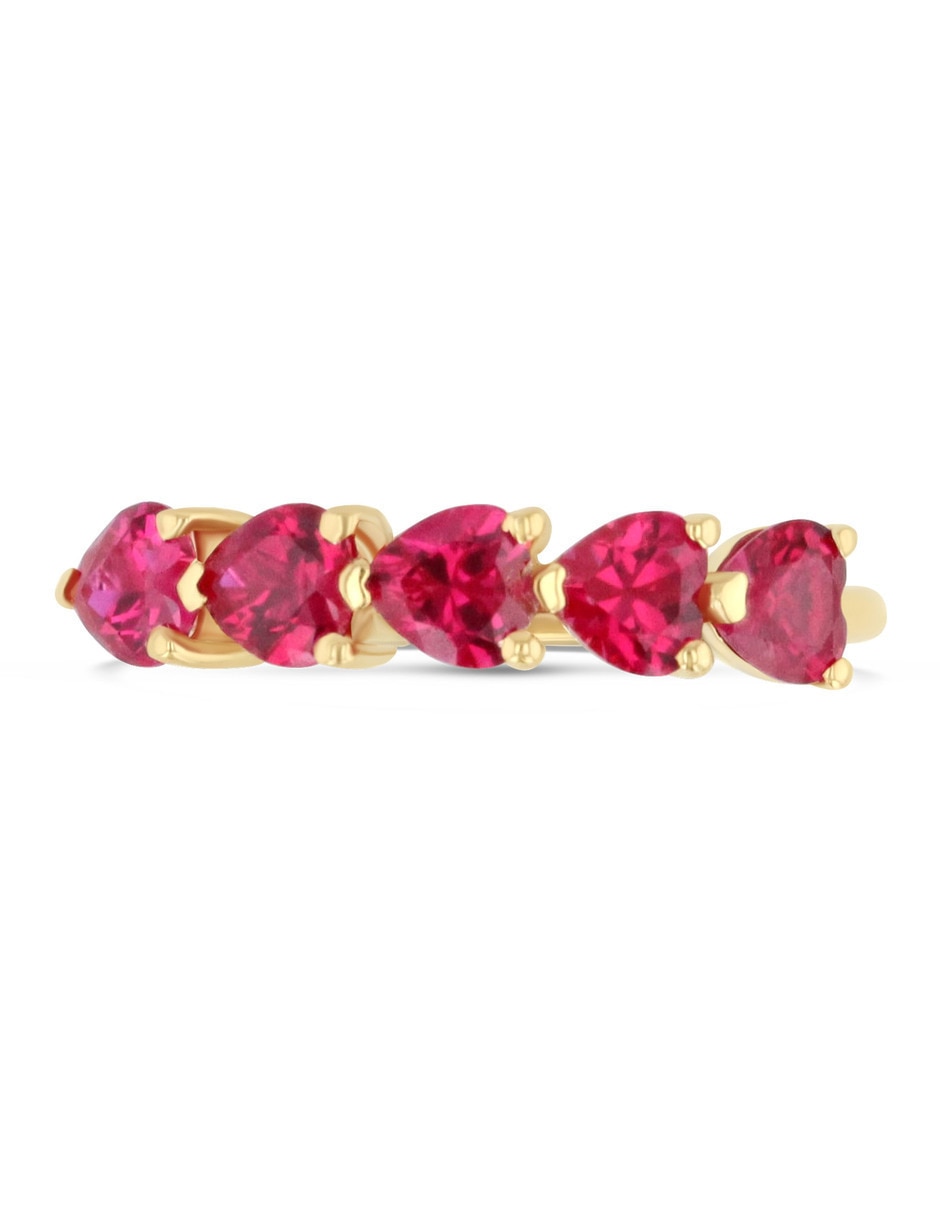 Churumbela de oro amarillo 14 K Joyerías Bizarro zirconia