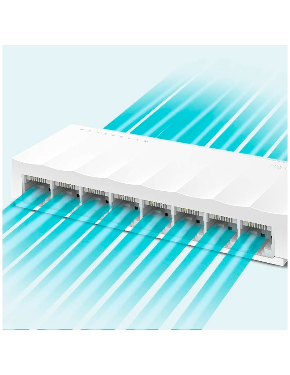 Conmutador ethernet alámbrico LS1008 v 1 3